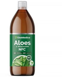 EkaMedica Aloes z miąższem, sok, 1000 ml