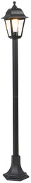QAZQA Klasyczna latarnia czarna 122 cm IP44 -