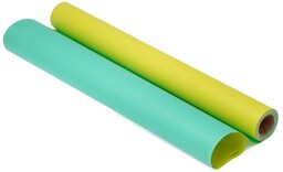 Papier pakowy kraft zielono-żółty, 70cm-25m, 60g