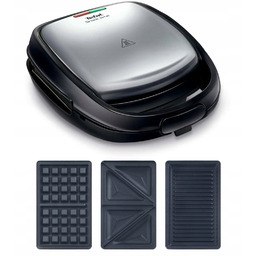 Opiekacz Tefal Snack Time 3w1 SW342D38 Trójkąty Gofry