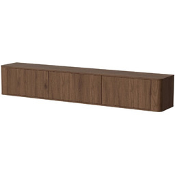 Szafka RTV orzech elegant mat 210 cm Lunaro