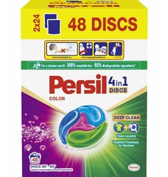 Niemiecki Persil Kapsułki Do Prania 4In1 Kolor Discs