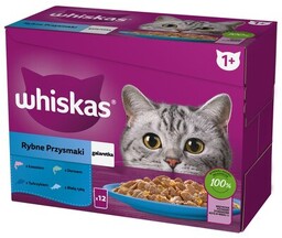 WHISKAS Karma dla kota Rybne przysmaki (12 x