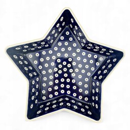 Miska półmisek Gwiazda 25 cm Kropka dek. 70A