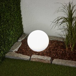 Lampa solarna LED Lago, Ø 25 cm, kula