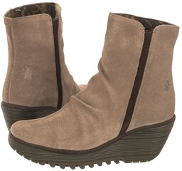 Botki FLY London Yopq461FLY Oil Sude Taupe/Expresso P501461003