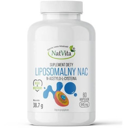 NatVita NAC N-Acetylo-L-Cysteina, 60 kaps.