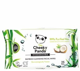 Chusteczki do demakijażu, kokosowe, The Cheeky Panda, 25