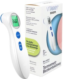 VITAMMY ZOOM Termometr elektroniczny bezkontaktowy, pomiar w 1