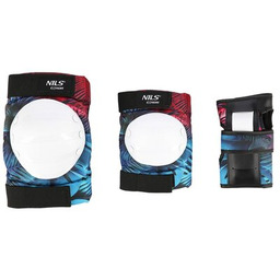 NILS EXTREME Ochraniacze H734 Biały (rozmiar L)