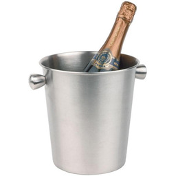 Schładzacz do butelek, cooler, stal nierdzewna, 22x21 cm,