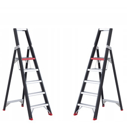 Drabina jednostronna 5 stopniowa aluminiowa Taurus Tgb Altrex