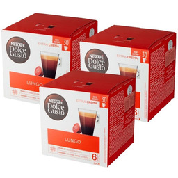 ZESTAW Kapsułki Nescafé Dolce Gusto Lungo 3x30 sztuk
