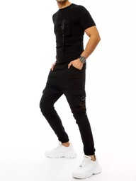 Dres męski czarny Dstreet AX0366-XL