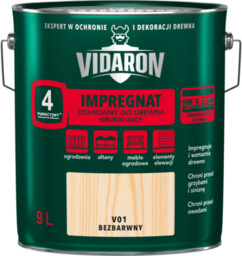 VIDARON Impregnat gruntujący bezbarwny V01 9L
