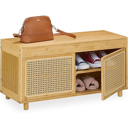 Relaxdays Szafka na buty, z miejscem do przechowywania,