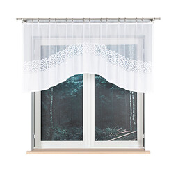 Markizeta Firana żakardowa gotowa 250x90 biała Daniela