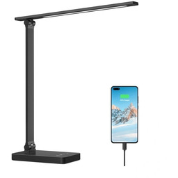 Lampa biurkowa Lepro 310004 (czarna)