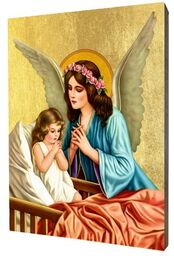 Ikona Anioł Stróż dla dziewczynki na Chrzest