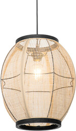 QAZQA Orientalna lampa wisząca brązowa 35 cm -