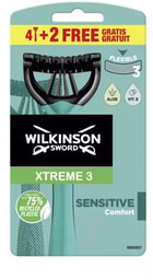 Wilkinson Xtreme3 Sensitive Comfort jednorazowe maszynki do golenia