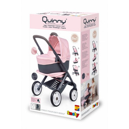 Smoby, wózek dla lalek Maxi Cosi, Quinny 3w1