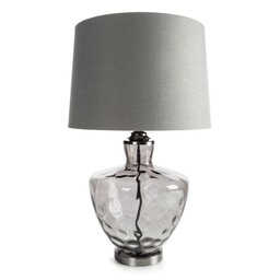 Eurofirany Lampa dekoracyjna 30x74 Adeline 01 srebrna
