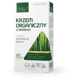 Medica Herbs Krzem organiczny z bambusa, 60 kaps.