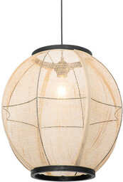 QAZQA Orientalna lampa wisząca brązowa 46 cm -