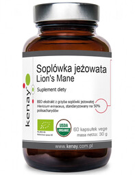 Kenay Lion ''s Mane Soplówka jeżowata 60 kapsułek