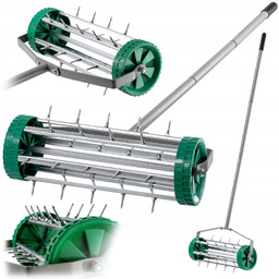 Aerator Wertykulator Ręczny do aeracji trawnika Na Kółkach