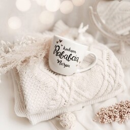 Pakamera Biały kubek porcelanowy z personalizacją 300 ml