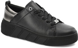 Rieker Czarne Sneakersy Modne Obuwie Damskie