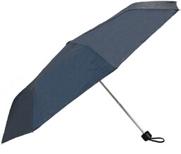 Czarny męski manualny parasol z pokrowcem Semi Line