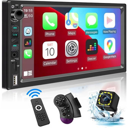 Radio 2 Din CarPlay Android Auto Mirrorlink 7"
