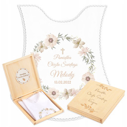 Szatka do Chrztu z Imieniem Biała Szatka