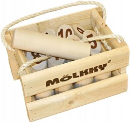 Molkky W Drewnianej Skrzynce
