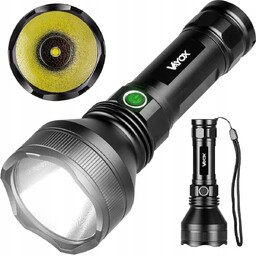 Latarka Led Taktyczna Wojskowa Lampa Akumulatorowa Ipx5 Usb-C