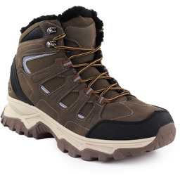 Trapery męskie ocieplane brązowe czekoladowe VarnHorn 25-97305