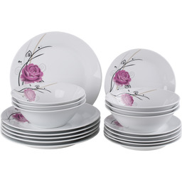 Serwis Obiadowy Komplet Talerzy 18EL. Zastawa Obiadowa Zestaw