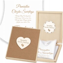 Szatka do Chrztu z Imieniem Biała Szatka