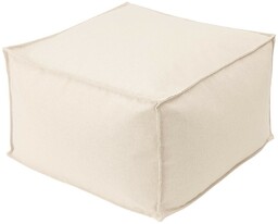 Puf ogrodowy, ecru, 65 x 65 x 38