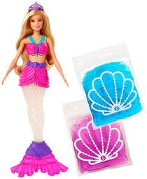 Barbie, lalka Syrena Brokatowy slime