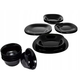 Talerze Serwis Komplet Obiadowy Zestaw dla 6 osób