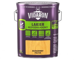 VIDARON Lakier Bezpodkładowy bezbarwny połysk 5L
