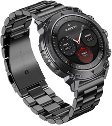 Smartwatch GARETT Atom Stalowy Czarny