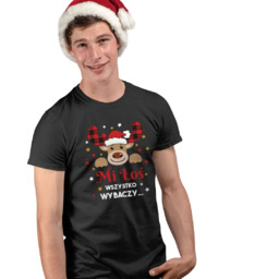 Mi łoś wszystko wybaczy - męska koszulka