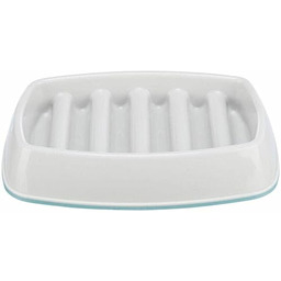 Slow Feeding Podajnik, plastik, Szary, 0,25l/21 14 cm