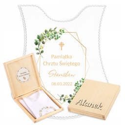 Szatka do Chrztu z Imieniem Biała Szatka