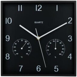 ARTICASA Zegar ścienny 28 cm Czarny
